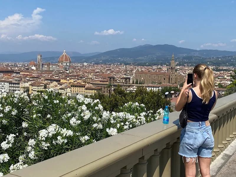 View of Piazzale Michelangelo in Florence, TC