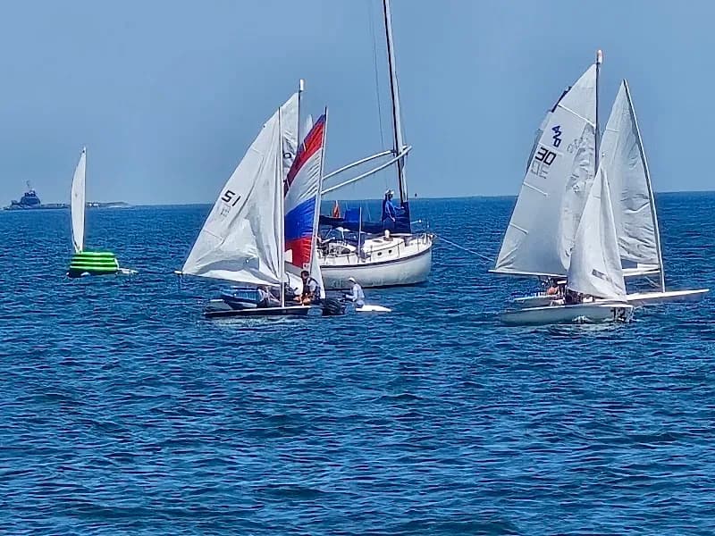 View of Pier Park in Grosse Pointe, MI