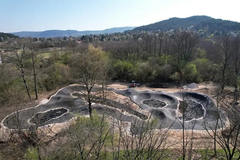 View of Pilisvörösvár Pumptrack Pálya in Pilisvörösvár, Budapest
