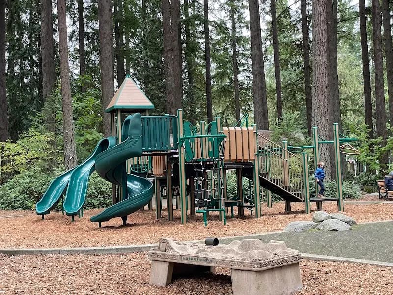 View of Pine Lake Park in Sammamish, WA