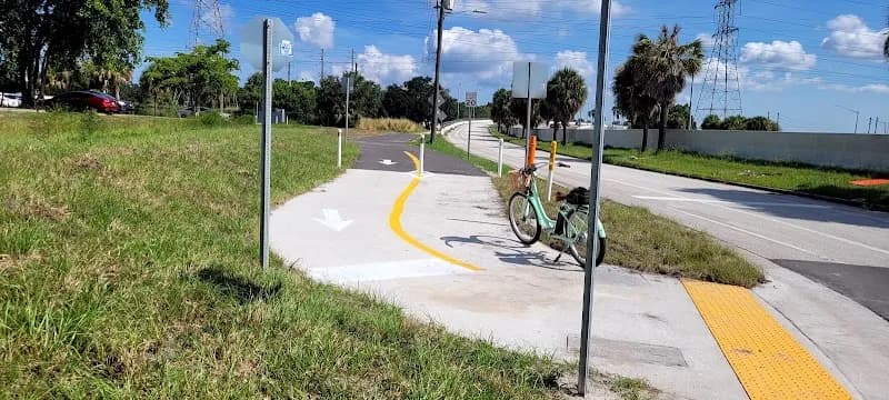View of Pinellas Trail Ext. At McMullen Booth in Palm Harbor, FL