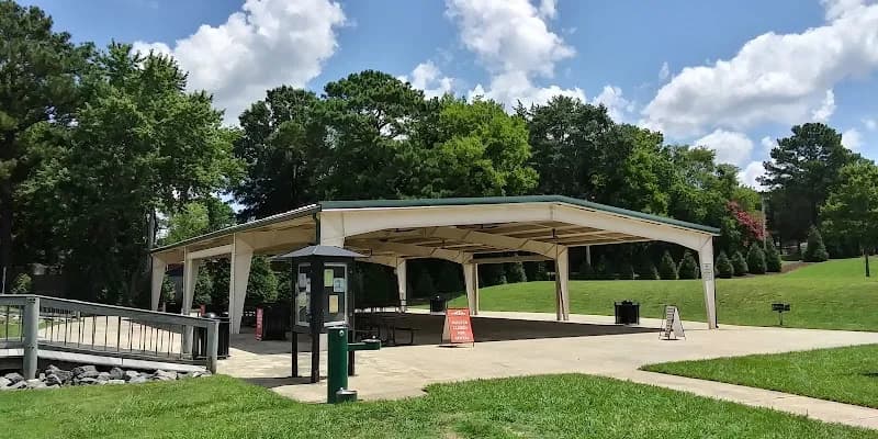 View of Pineville Lake Park in Pineville, NC