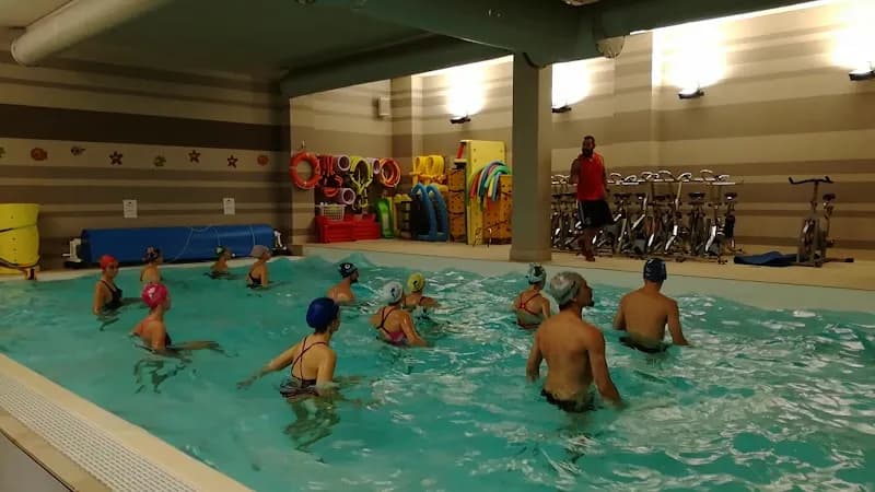 View of Piscina Nova in Nova Milanese, Lombardy