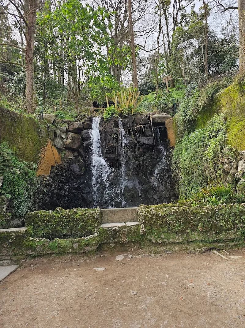 View of Pisoes Waterfall in Estoril, Cascais