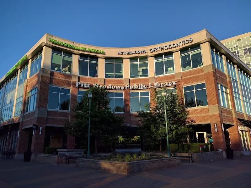 View of Pitt Meadows Library in Pitt Meadows, BC