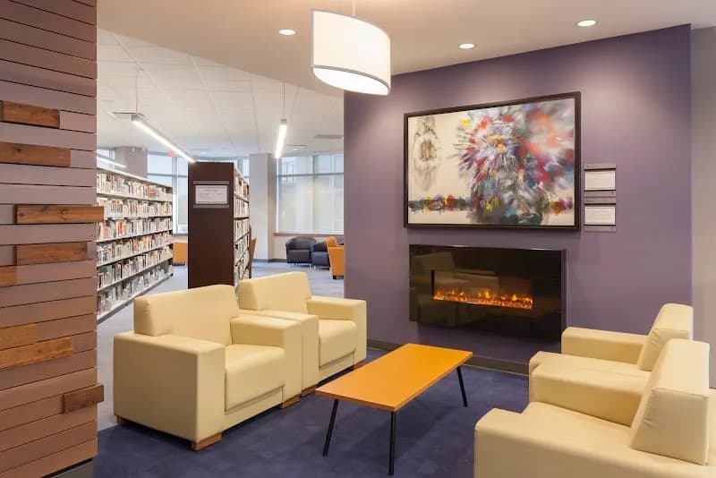 View of Pitt Meadows Library in Pitt Meadows, BC