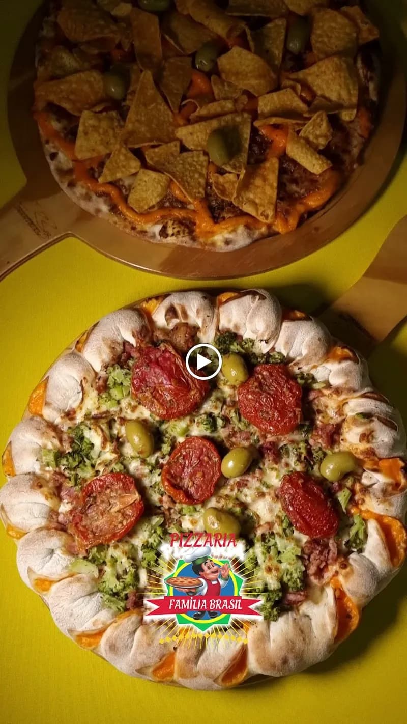 View of Pizzaria Família Brasil in Barra do Piraí, RJ