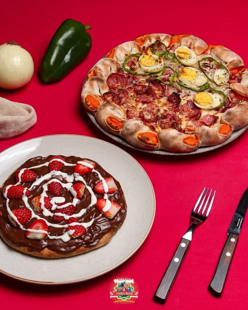 View of Pizzaria Família Brasil in Barra do Piraí, RJ