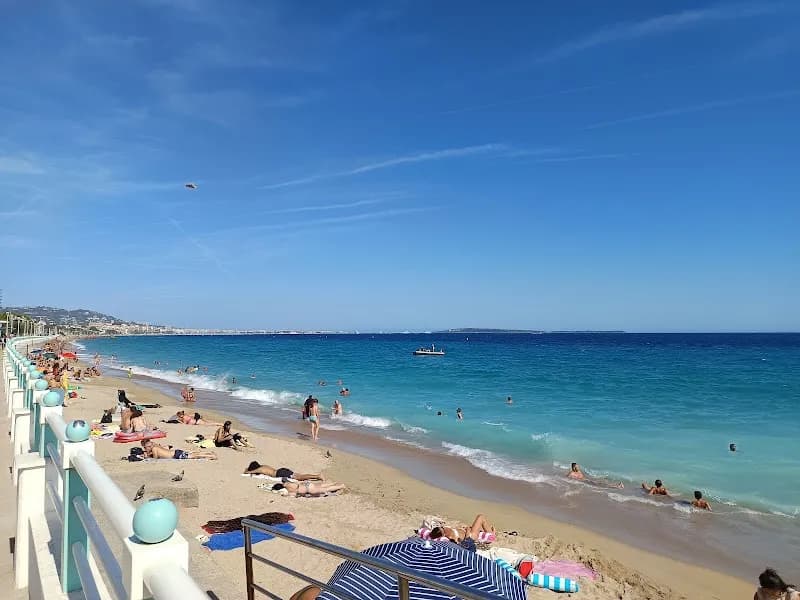 Plage de la Bocca beach in Cannes, PACA