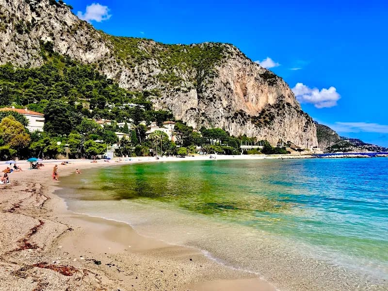 Plage Petite Afrique beach in Beaulieu-sur-Mer, PACA