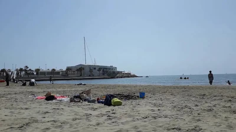 View of Platja Vilanova in Vilanova i la Geltrú, CT