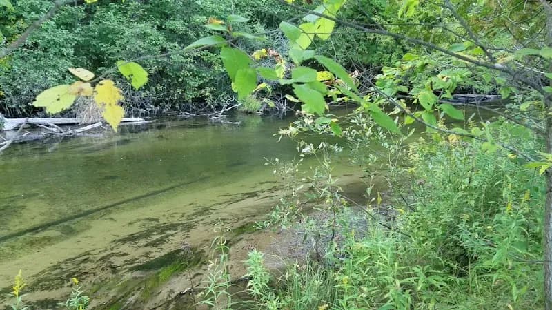 View of Platte River State Fish Hatchery in Beulah, MI