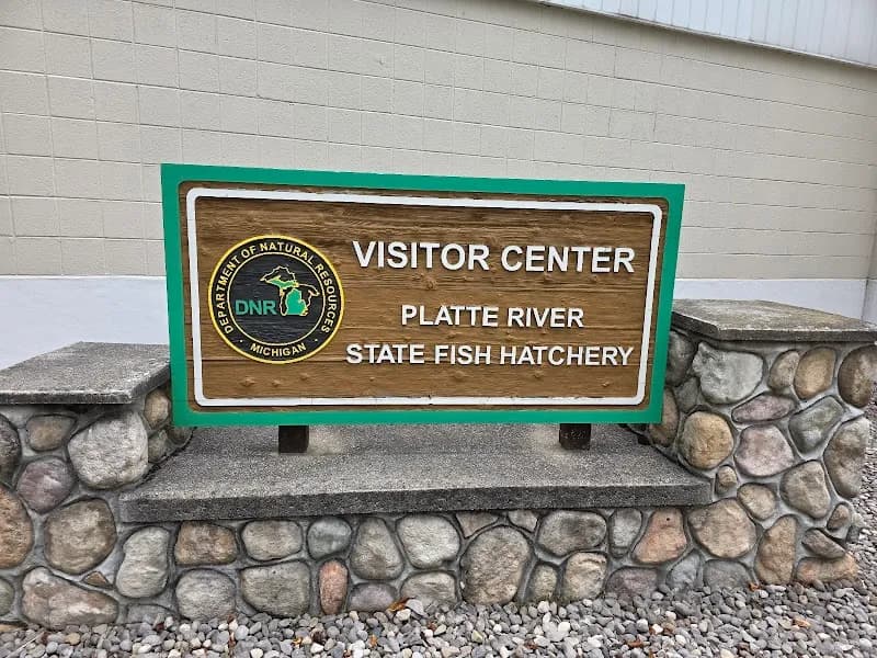 View of Platte River State Fish Hatchery in Beulah, MI