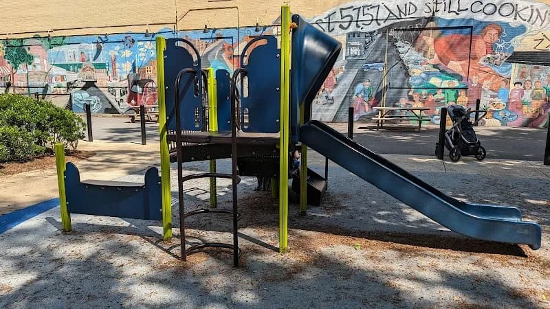 View of Playground in Brookline, MA