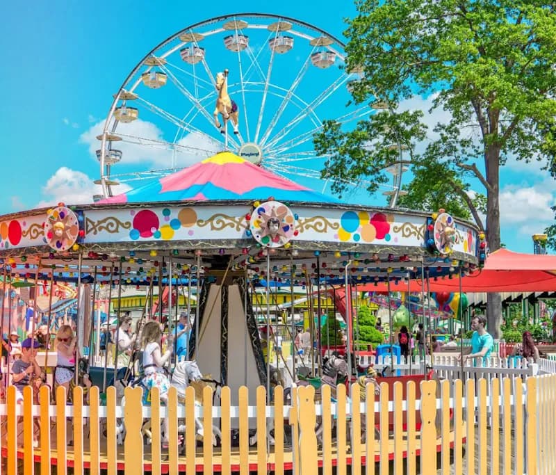 View of Playland Park in Rye, NY