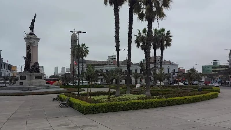 View of Plaza Bolognesi in Jesús María, Lima