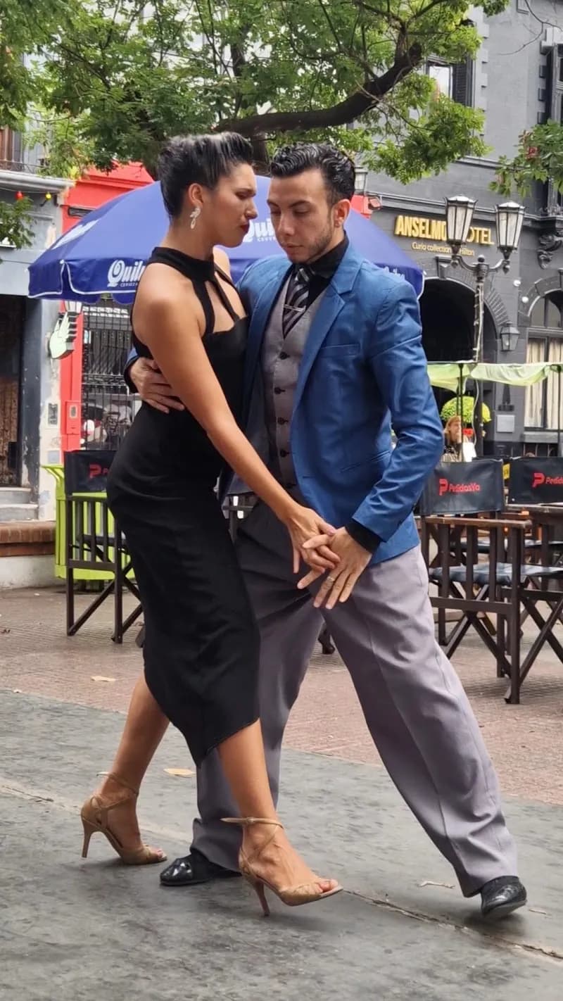 View of Plaza Dorrego in San Telmo, BA