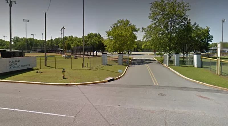 View of Pleasant Grove Athletic Complex Soccer Fields in Pleasant Grove, AL