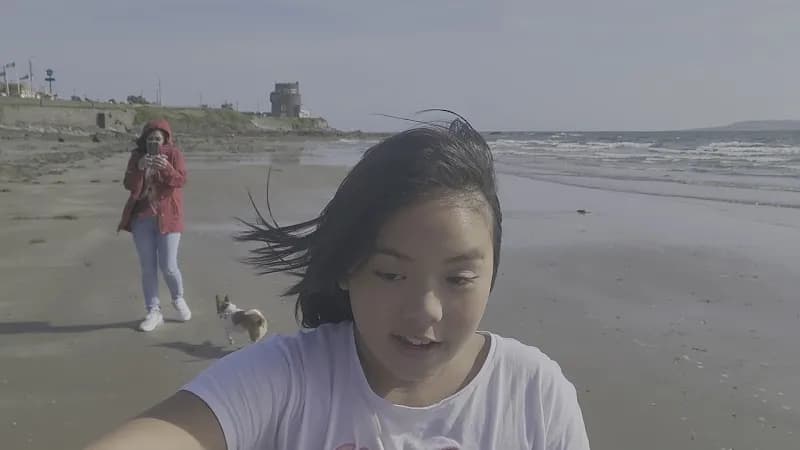 View of Portmarnock Beach in Malahide, D