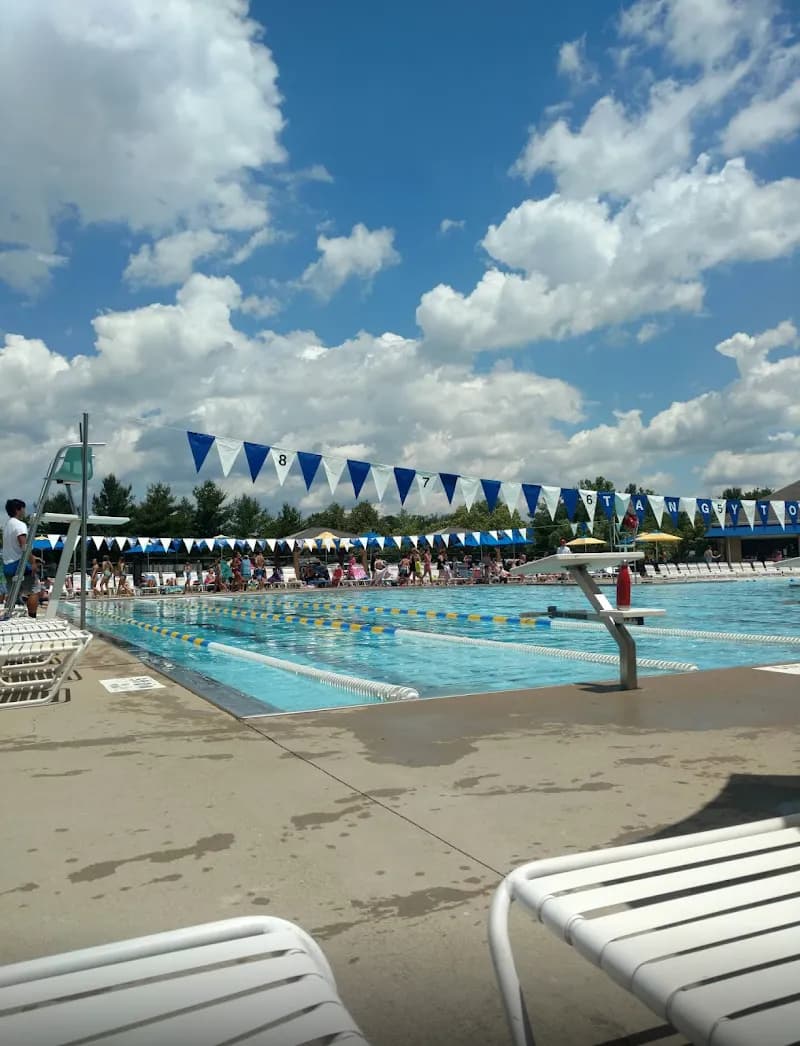 View of Powell Pool in Powell, OH