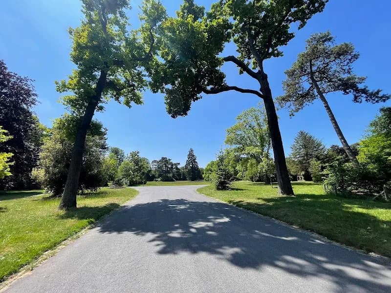 View of Pré-Catelan Garden in Boulogne-Billancourt, IDF