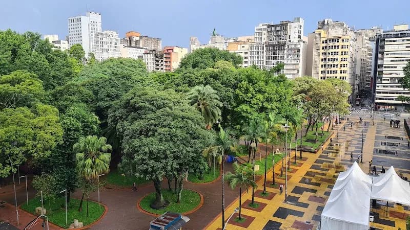 View of Praça da República in Barueri, SP