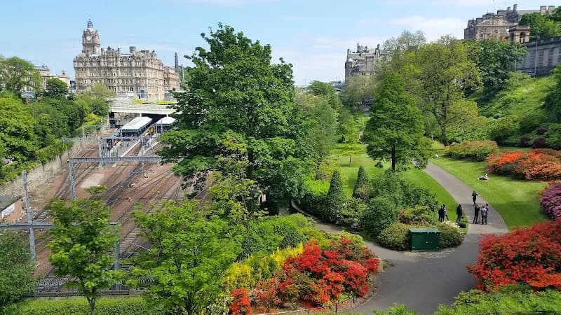 Princes Street Gardens garden in Edinburgh, SCT