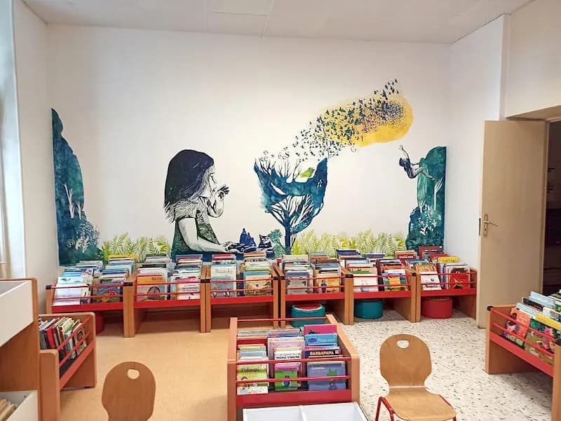 View of Public Library De Vallauris Golfe-Juan in Golfe-Juan, PACA