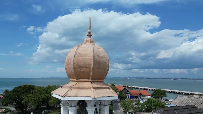 View of Queen Victoria Memorial Clock Tower in Penang Hill (Bukit Penang), Penang
