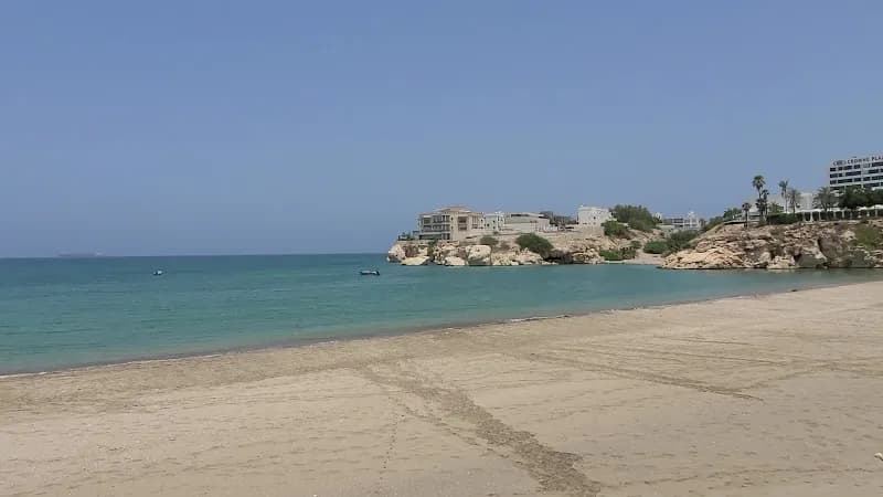 View of Qurum Park Beach in Muscat, MUS