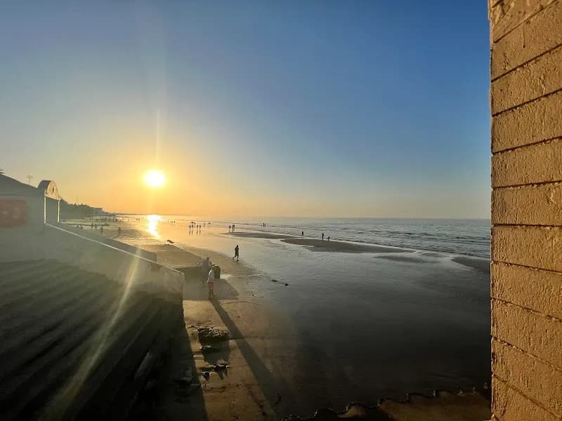 View of Qurum Public Beach in Muscat, MUS