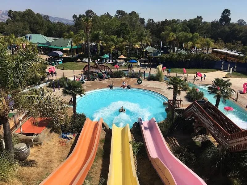 View of Raging Waters San Jose in Berryessa, CA
