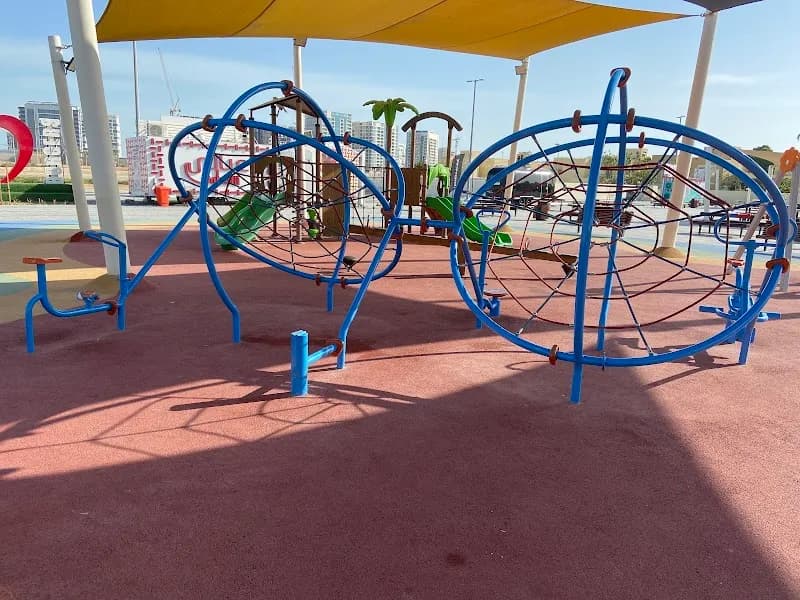 Raha Park garden in Al Raha Beach, Abu Dhabi