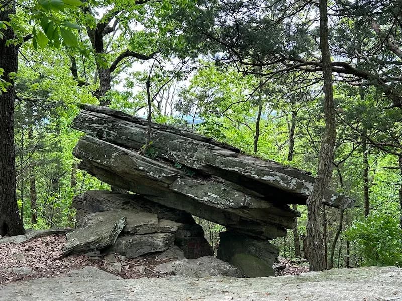 View of Rainbow Mountain Nature Preserve in Double Springs, AL