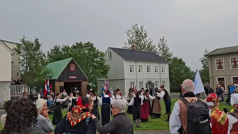 View of Árbær Open Air Museum in Árbær, CR