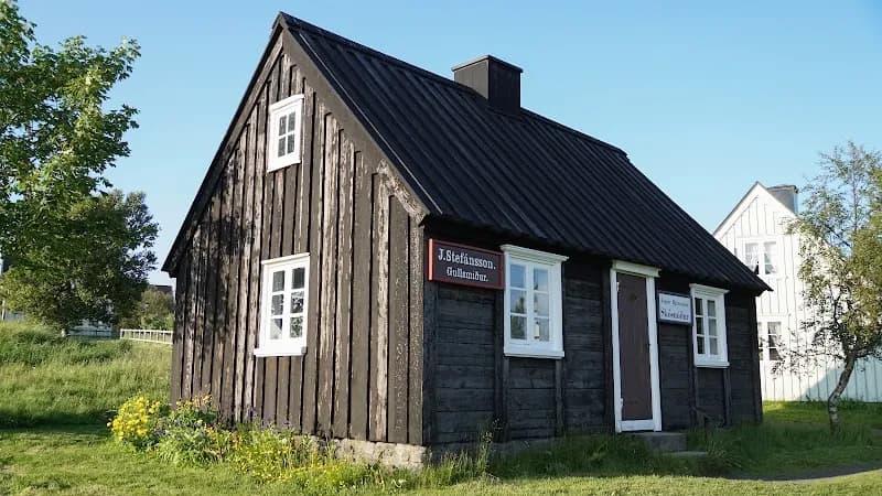 View of Árbær Open Air Museum in Árbær, CR
