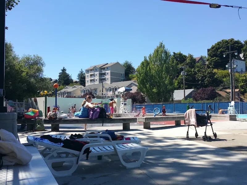 View of Reaney Park Pool in Pullman, WA