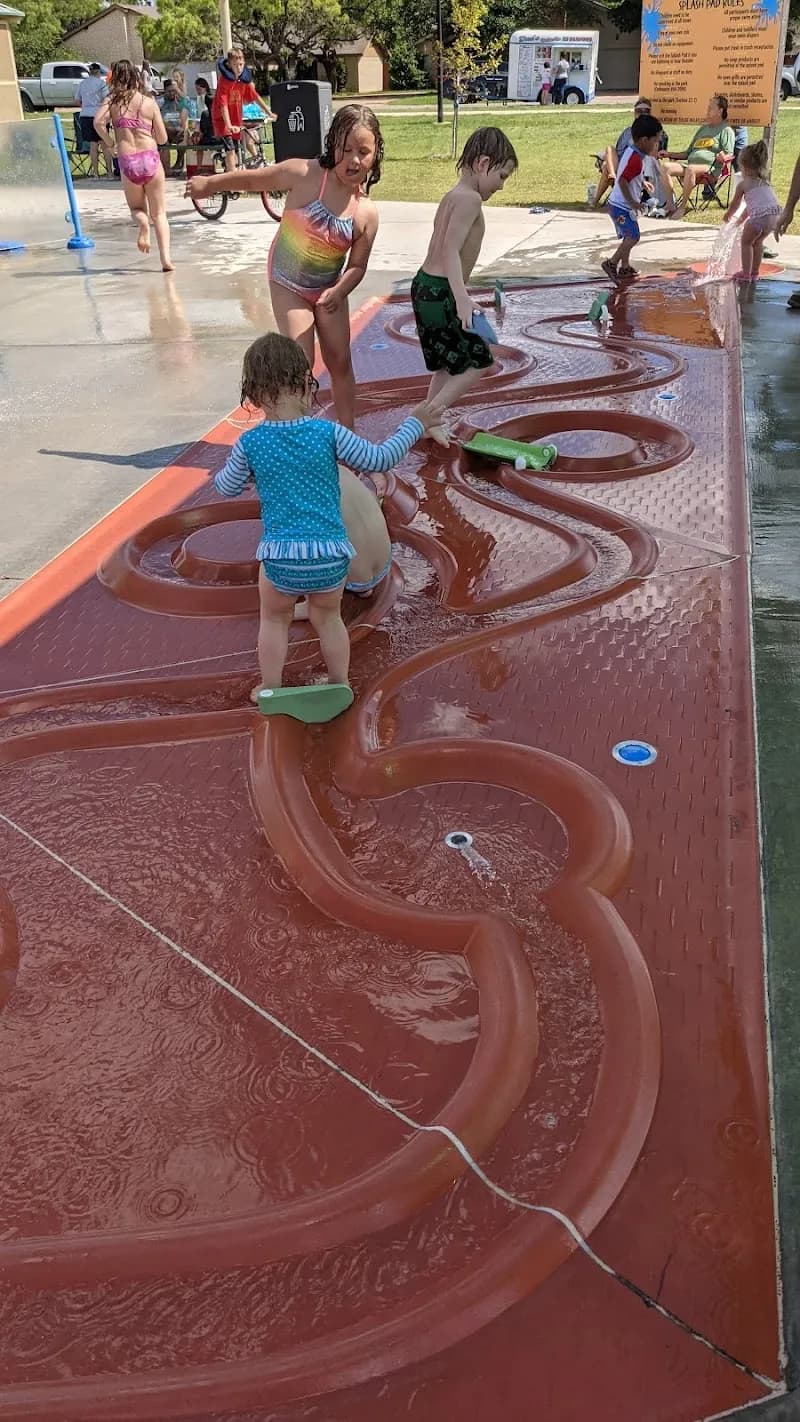View of Red Bud Splash Pad in Abilene, TX