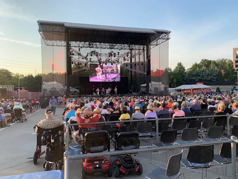 Red Hat Amphitheater live music venue in Raleigh, NC