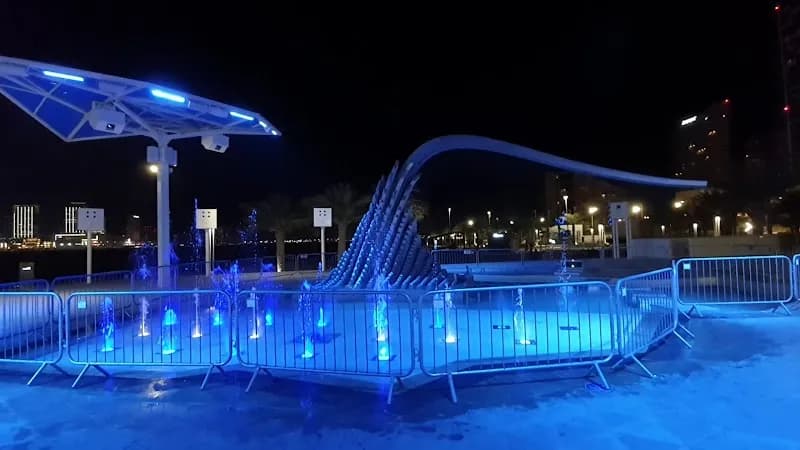 View of Reem Central Park in Reem Island, Abu Dhabi