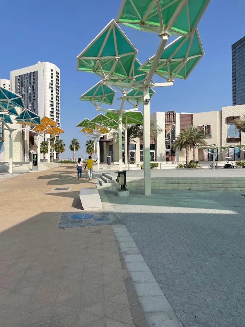 View of Reem Central Park in Reem Island, Abu Dhabi