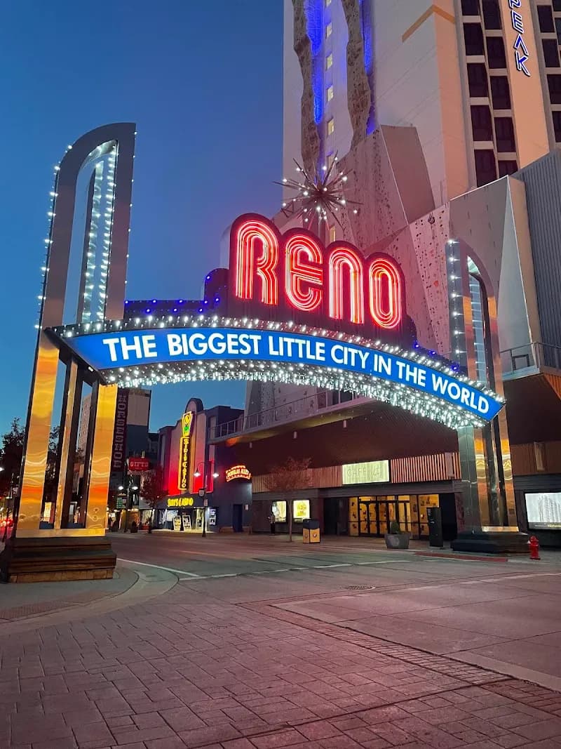 Reno Arch - The Biggest Little City in the World cultural landmark in Reno, NV