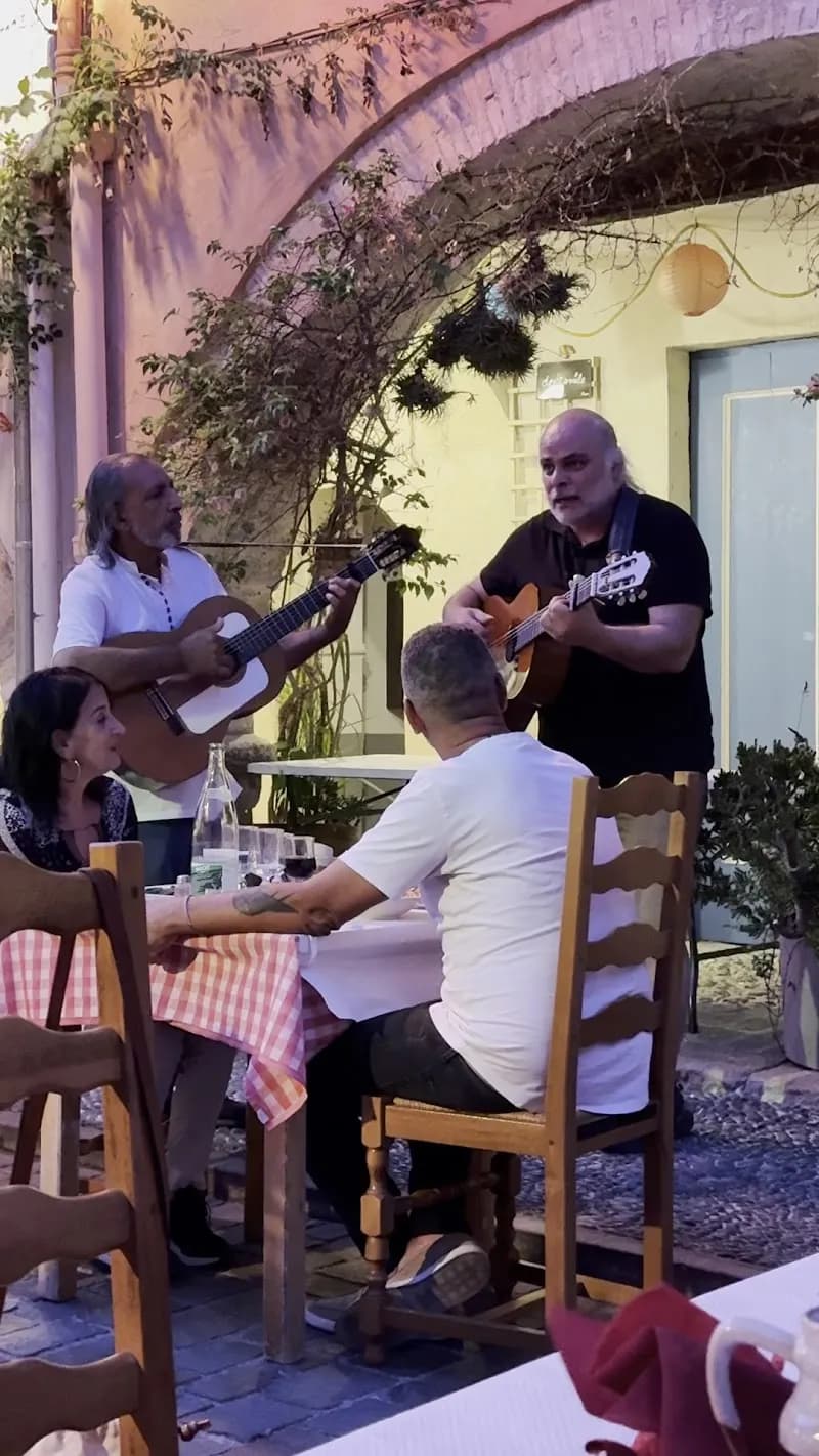 View of Restaurant des Arcades in Biot, PACA