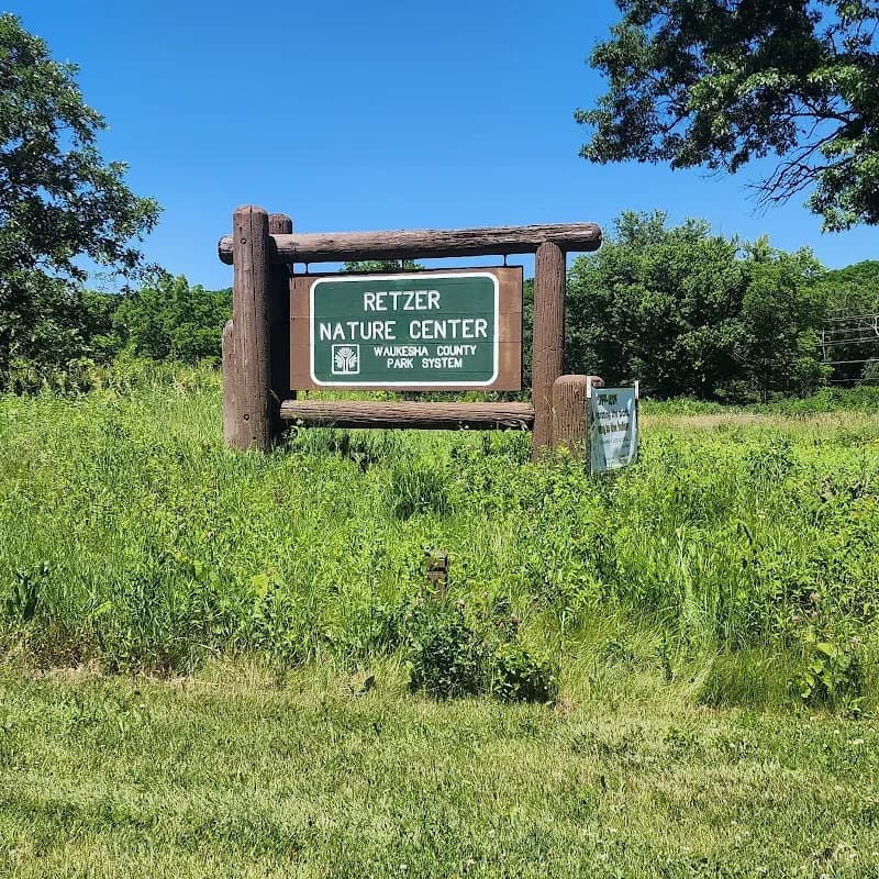 View of Retzer Nature Center in Waukesha, WI