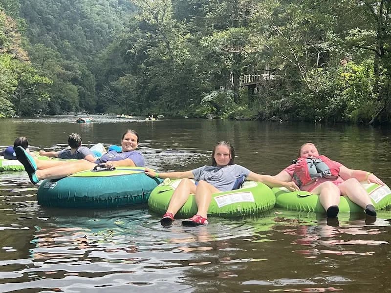 View of River Rage Tubing in Townsend, TN