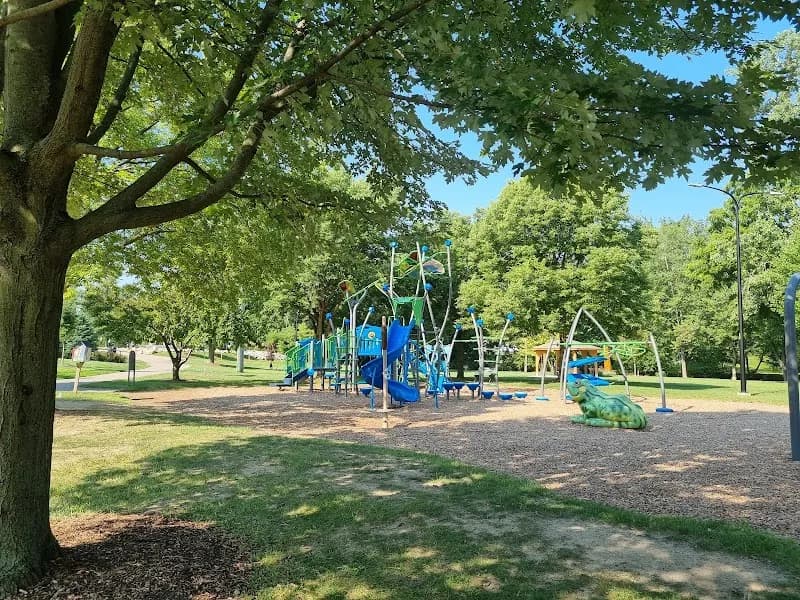 View of Riverside Park in Auburn Hills, MI