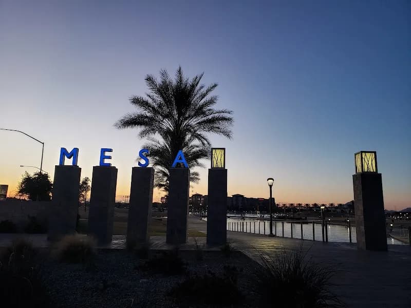 View of Riverview Park in Mesa, AZ