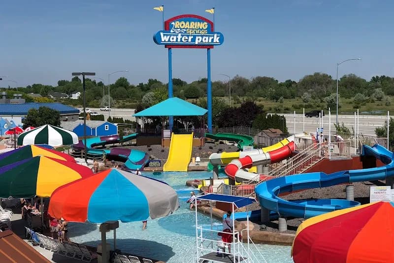View of Roaring Springs Water Park in Boise, ID