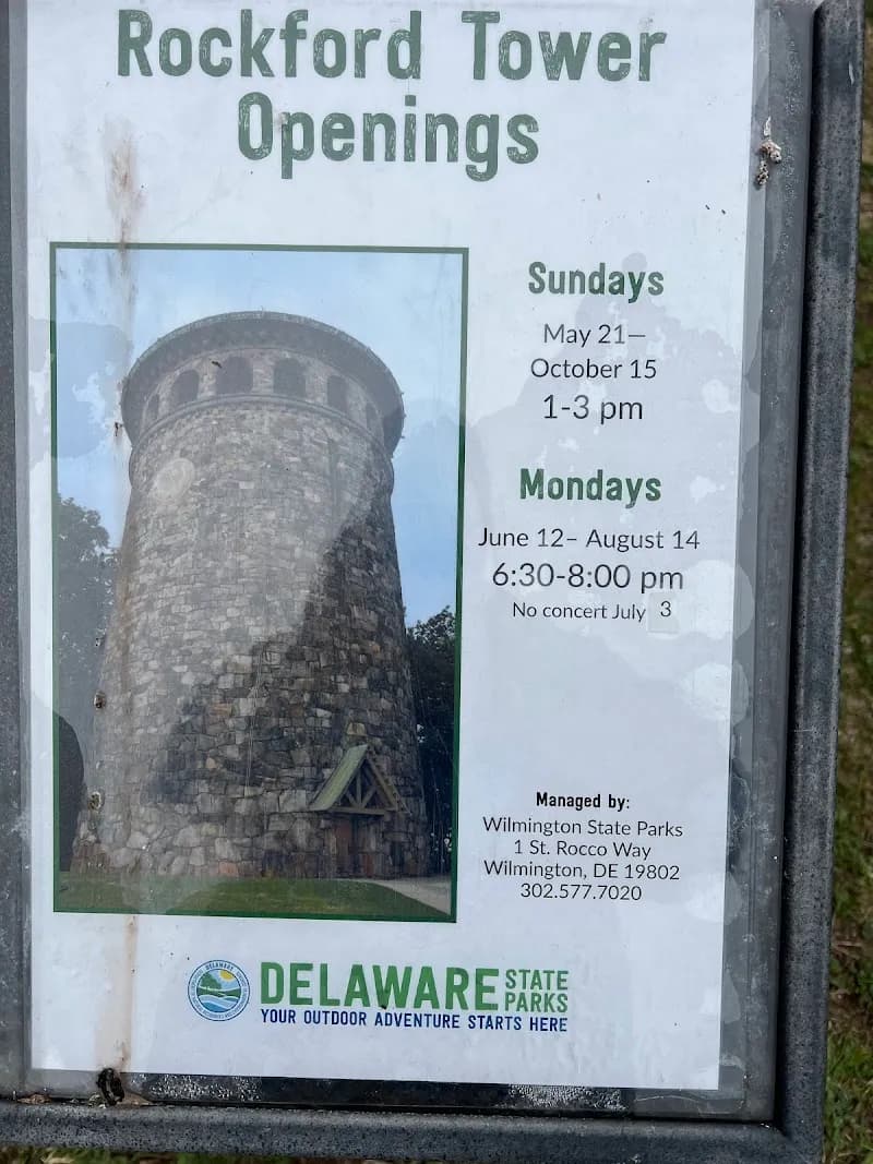 View of Rockford Park in Wilmington, DE