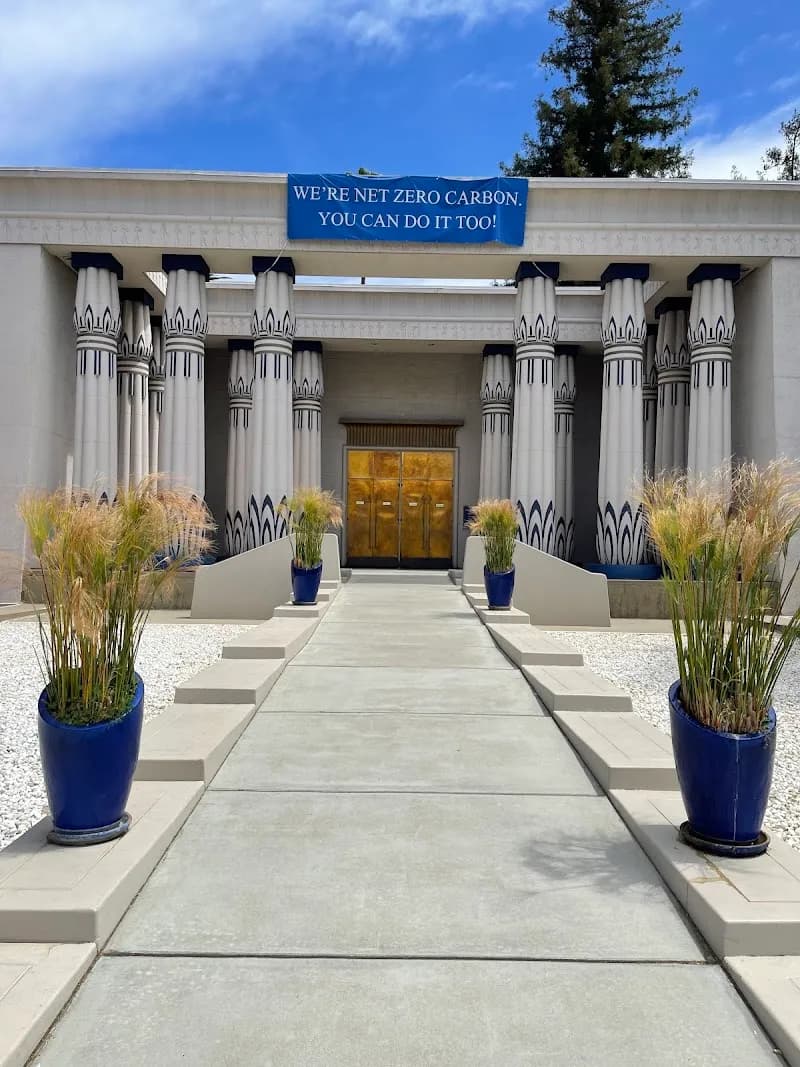 View of Rosicrucian Egyptian Museum in San Jose, CA
